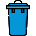 blue bin