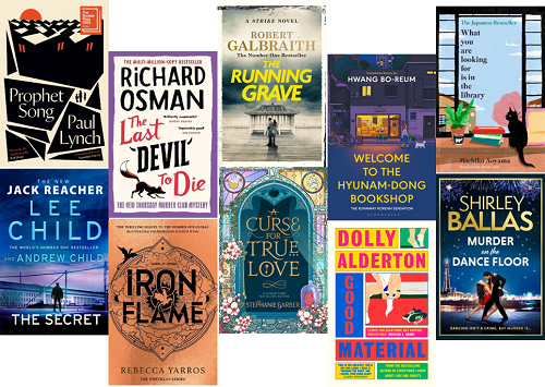 Image shows a selection of book jackets for the recommended titles below.