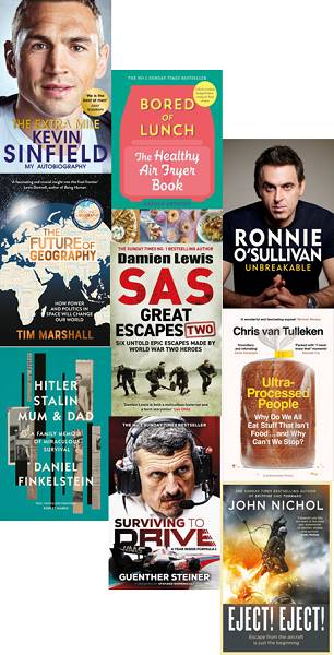 Book jacket images for the recommended reads below