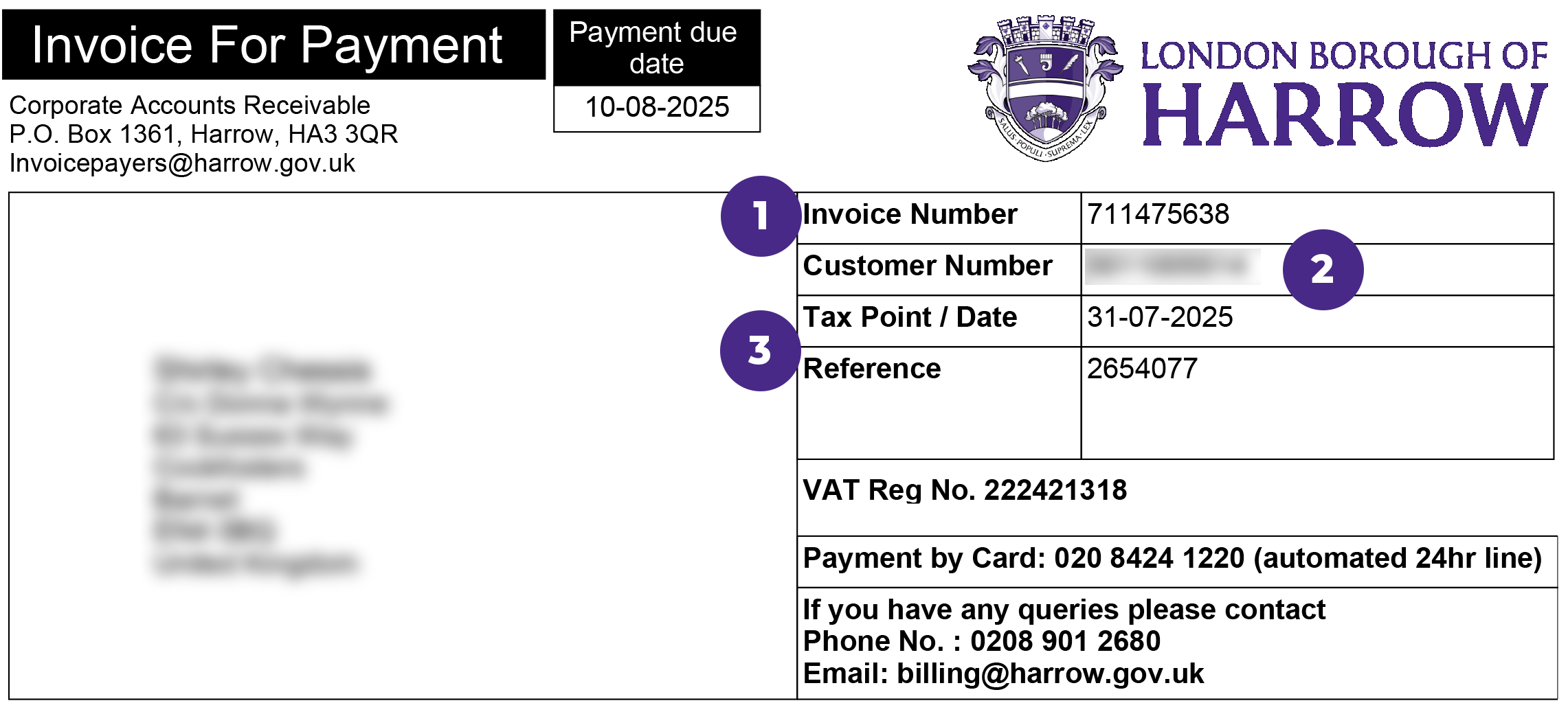 Asc invoice example part one