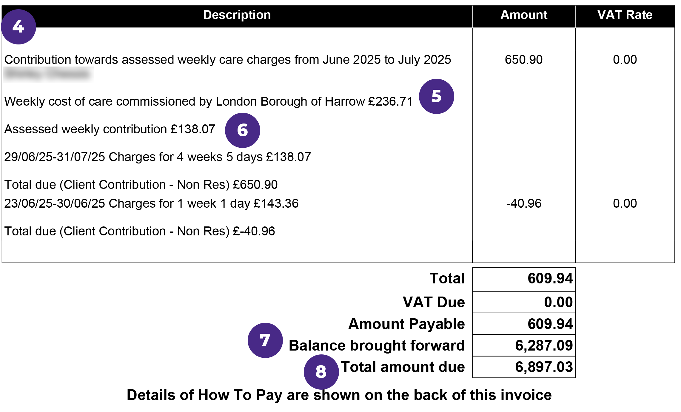 Asc invoice example part two