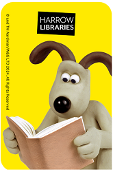 Image showing Harrow Library membership card featuring Gromit courtesy of Aardman Animations