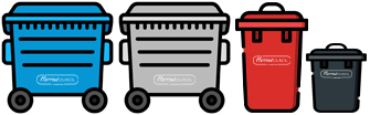 Bins for flats icon