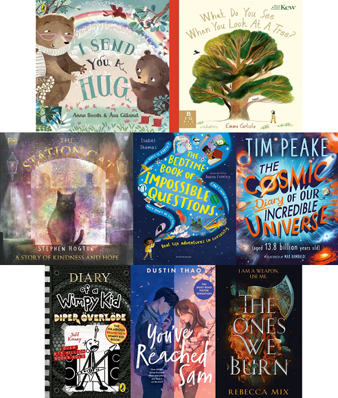 Book jacket images promoting the recommended reads below