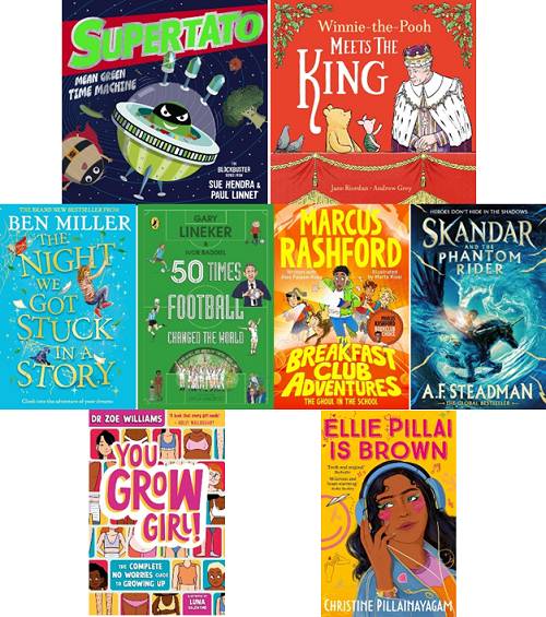 Book jacket images for the recommended reads below