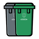 General waste bin icon