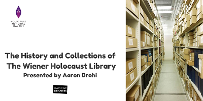 Image promoting an online event to mark Holocaust Memorial Day