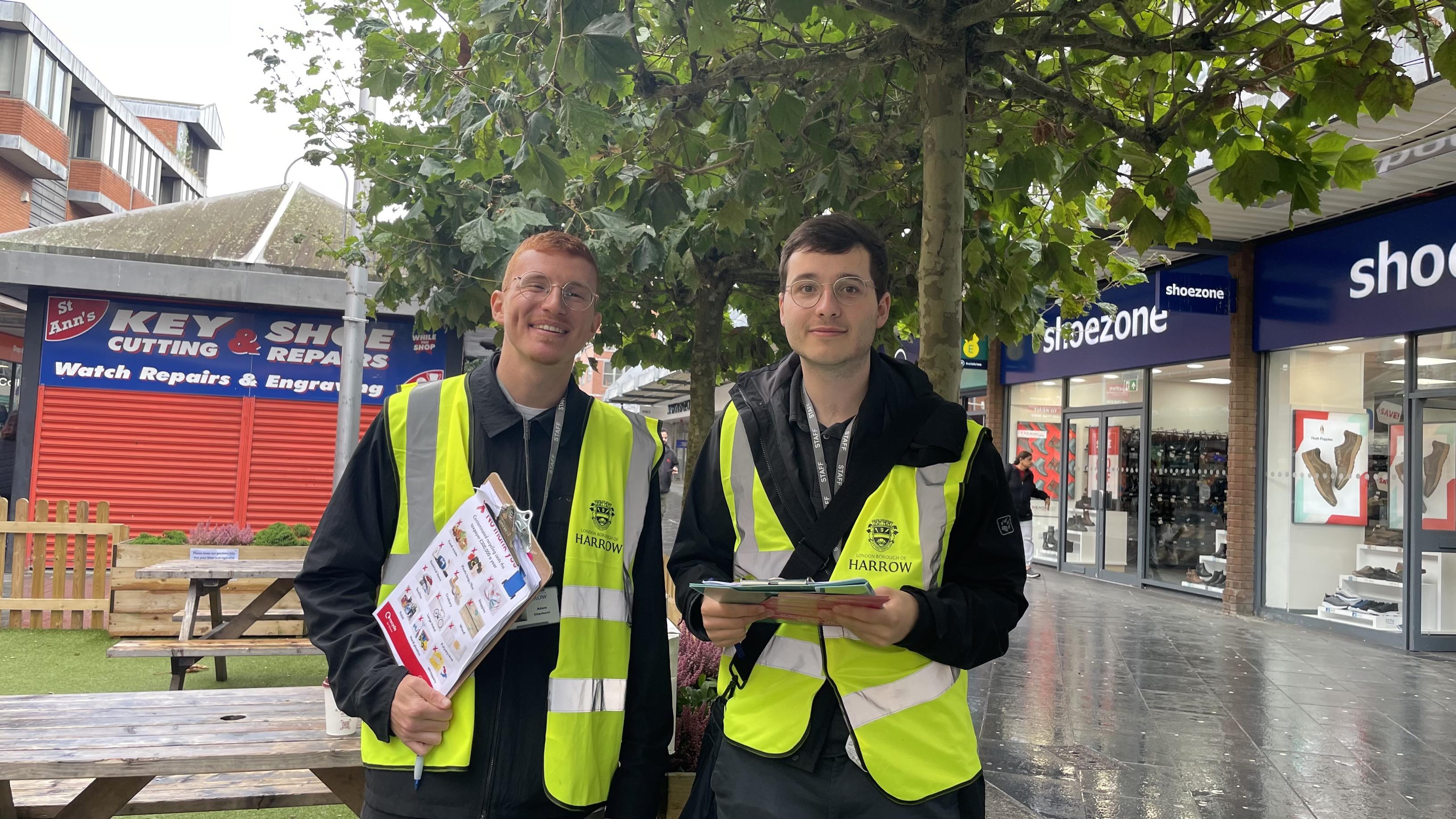 Recycling team