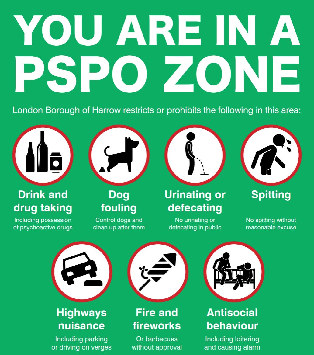 PSPO sign