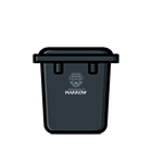 food waste caddy icon