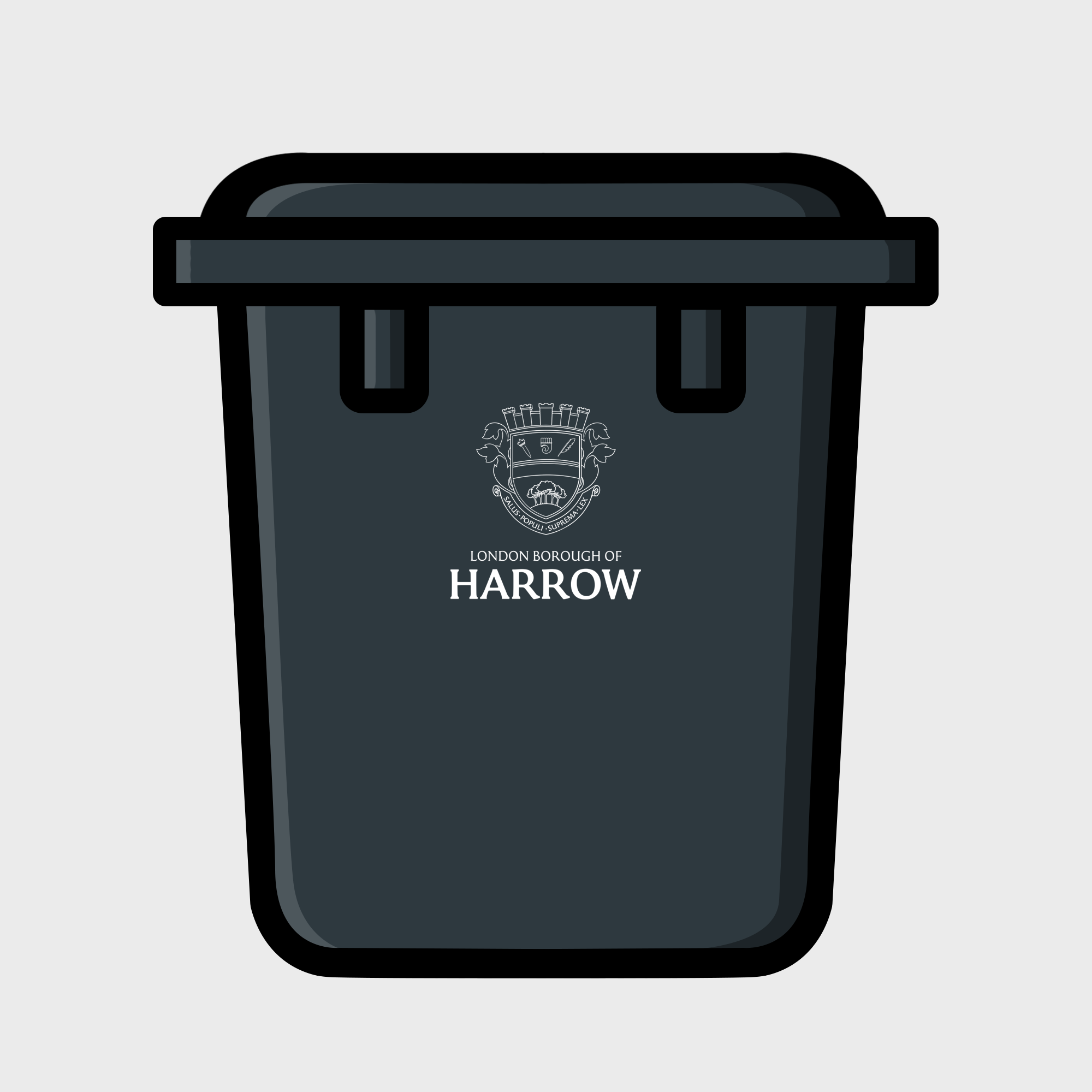 Food waste caddy icon