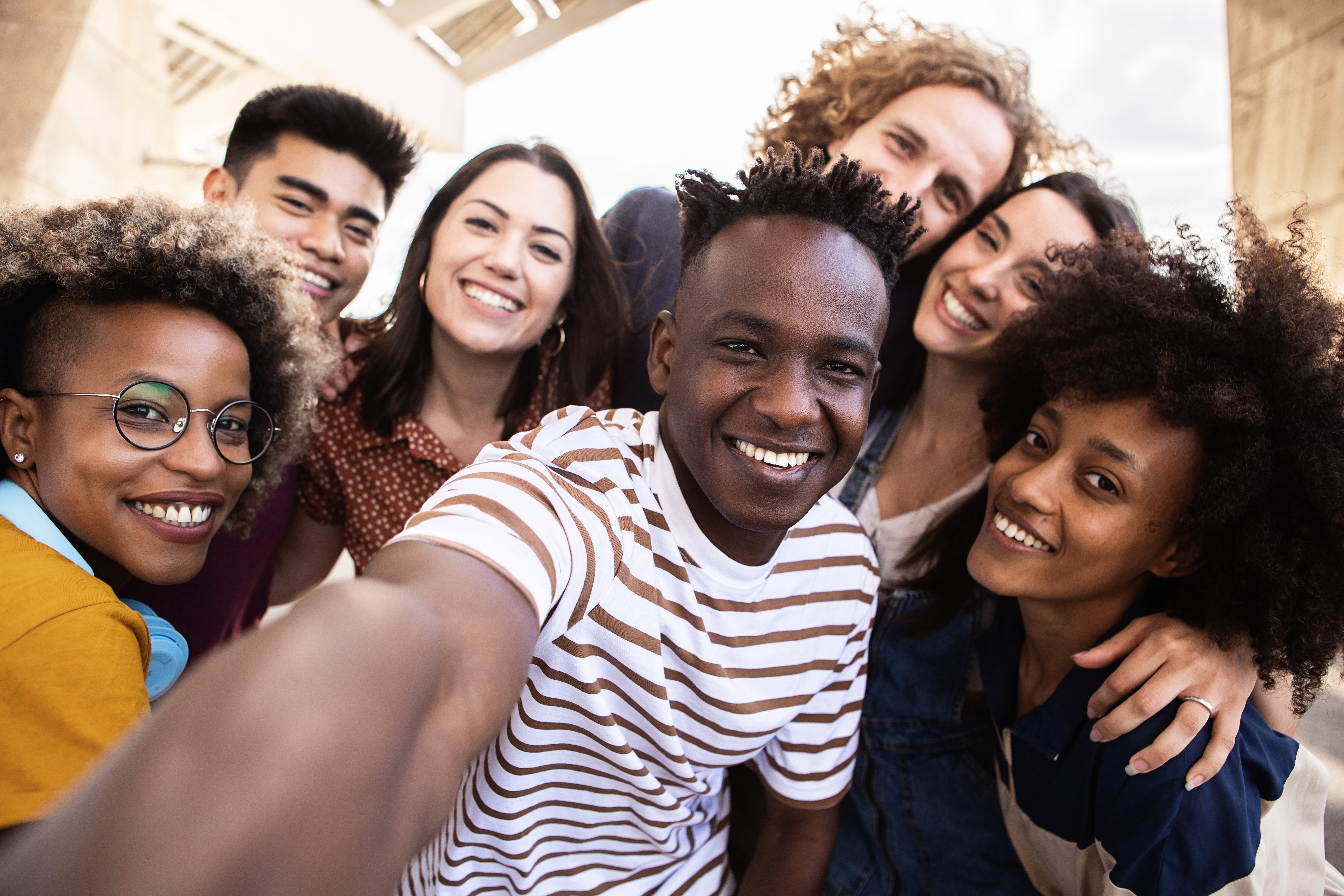 Group of teenagers