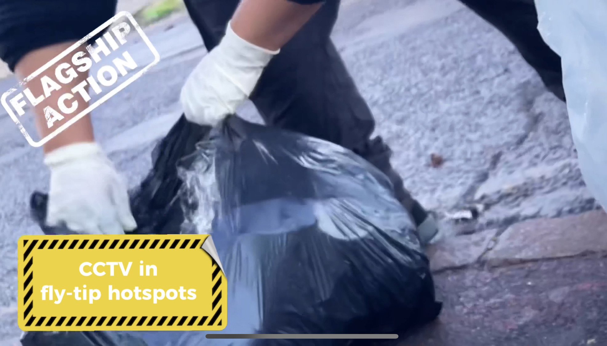 CCTV in fly tipping hotspots
